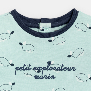 أفرول قصير أزرق للطفل...